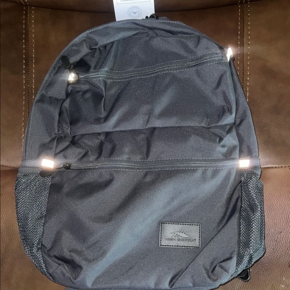 NEW High Sierra - Backpack with pockets - charcoal color paid $36